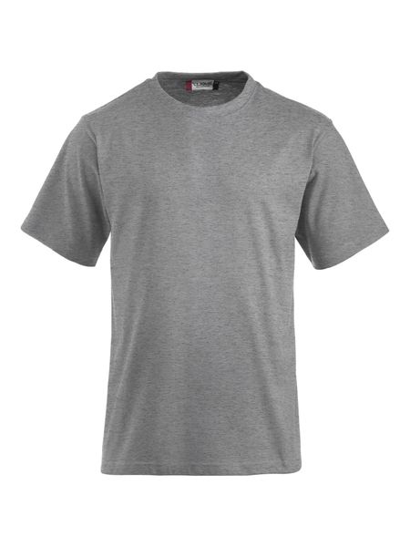 Clique Classic-T koszulka z czesanego, wstępnie kurczliwego bawełnianego splotu. Szare t-shirty damskie CLIQUE, m, bez wzorów, z bawełny, bez kołnierzyka. Za 94.43 zł.