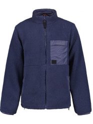 Icepeak Dwustronna kurtka polarowa "Akem" w kolorze granatowym rozmiar: XL. Niebieskie kurtki męskie ICEPEAK, xl, bez wzorów, z materiału, bez kaptura. Za 127.35 zł.
