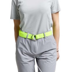 Pasek Slam Logo Belt Dorośli. Żółte paski męskie SLAM, bez wzorów, z materiału, sportowe. Za 223.99 zł.