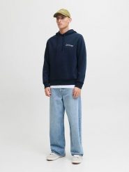 Jack & Jones Bluza w kolorze granatowym rozmiar: M. Niebieskie bluzy z kapturem męskie Jack & Jones, m. Za 122.38 zł.