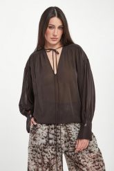 Bluzka damska szyfonowa Asola PINKO. Bluzki damskie Pinko, s, bez wzorów, z szyfonu, bez kołnierzyka, bez ramiączek. Za 1,289.00 zł.