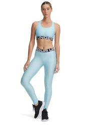Under Armour Legginsy sportowe w kolorze błękitnym rozmiar: M. Niebieskie legginsy damskie Under Armour, m, bez wzorów, z materiału, outdoorowe. Za 118.56 zł.