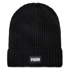 Czapka Puma. Czarne czapki męskie Puma, na zimę, bez wzorów. Za 99.99 zł.