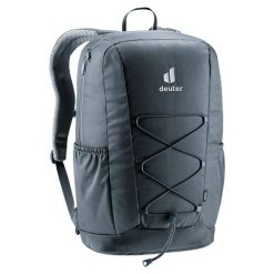 Plecak miejski Deuter Gogo - black/black. Czarne plecaki damskie Deuter, bez wzorów, z materiału. Za 225.49 zł.