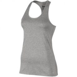 Koszulka treningowa damska Nike Dry Training Tank. Szare bluzki sportowe damskie Nike, l, z materiału, bez kołnierzyka, bez ramiączek. Za 159.00 zł.