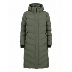 Płaszcz damski Protest Prtbankso. Zielone płaszcze damskie Protest, m, bez wzorów, eleganckie. W wyprzedaży za 799.00 zł.