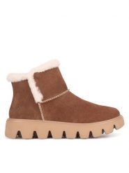 Rieker Revolution Lifestyle Śniegowce W2071-20 Brązowy. Brązowe śniegowce damskie Rieker Revolution Lifestyle, ze skóry. Za 391.00 zł.