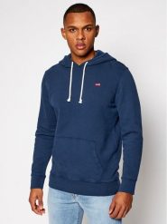 Levi's® Bluza Original 34581-0009 Granatowy Regular Fit. Niebieskie bluzy bez kaptura męskie m, z bawełny. Za 239.99 zł.
