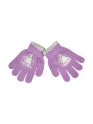 Disney Frozen Rękawiczki "Kraina Lodu" w kolorze fioletowym rozmiar: onesize. Różowe rękawiczki dziecięce Disney Frozen, prążkowane, bez ramiączek. Za 17.07 zł.