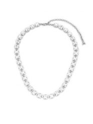 Patrizia Pepe Naszyjnik 8J1398/M032-W350 Srebrny. Szare naszyjniki damskie Patrizia Pepe, metalowe. Za 729.99 zł.