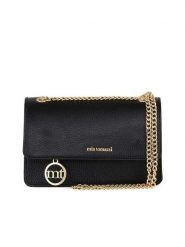 Mia Tomazzi Skórzana torebka "Bagarotti" w kolorze czarnym - 19 x 15 x 9 cm rozmiar: onesize. Czarne torebki klasyczne damskie Mia Tomazzi, bez wzorów, z materiału, bez dodatków. Za 217.99 zł.