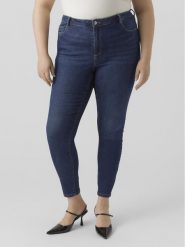 Vero Moda Curve Jeansy Phia 10285012 Granatowy Skinny Fit. Niebieskie jeansy damskie Vero Moda Curve. Za 219.99 zł.