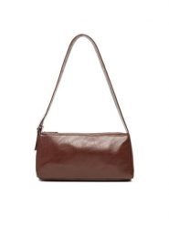JENNY Torebka C-JNY-M-012-08 Brązowy. Brązowe torebki klasyczne damskie Jenny, bez wzorów, z materiału, bez dodatków. Za 119.99 zł.