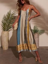 LA Angels Kombinezon w kolorze beżowo-zielonym rozmiar: M. Brązowe kombinezony damskie LA Angels, m, bez wzorów, bez kołnierzyka, bez ramiączek. Za 203.95 zł.