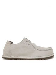 Birkenstock Półbuty Utti Lace 1029575 Écru. Półbuty damskie Birkenstock, bez wzorów, ze skóry, bez obcasa, na płaskiej podeszwie. Za 609.99 zł.