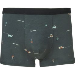 Bokserki Obcisłe, Grafitowe w Samochody, Bawełniane, Majtki z Elastanem -ALTIES. Szare bokserki męskie Alties, bez wzorów, z bawełny. Za 35.00 zł.