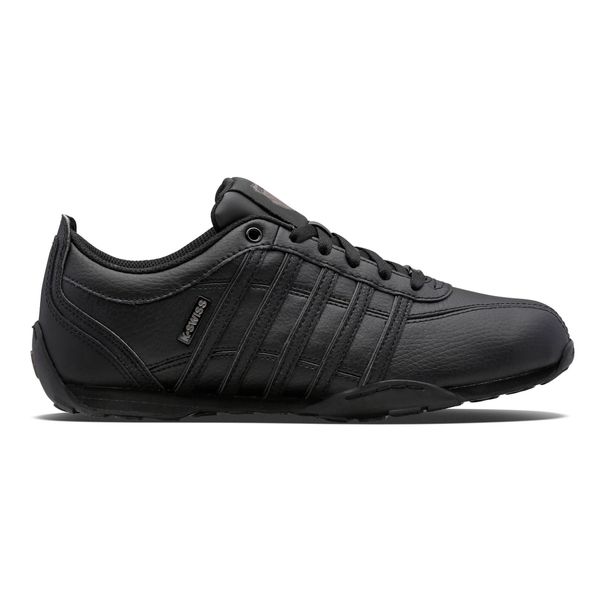 Buty sportowe męskie K-Swiss Arvee 1.5 klasyczne sneakersy ze skórzaną cholewką. Czarne buty sportowe na co dzień męskie K-Swiss, bez zapięcia, trekkingowe. Za 219.00 zł.