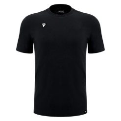 Bawełniana koszulka Macron Sithonia. Niebieskie t-shirty sportowe męskie Macron, l, z bawełny, bez ramiączek, do piłki nożnej. Za 138.05 zł.