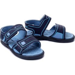 RIDER 83069 ADVENTURE BABY 20729 blue/blue, sandały dziecięce, rozmiary 21-27,5. Niebieskie buciki dla niemowląt Rider, na lato, bez zapięcia. Za 50.00 zł.