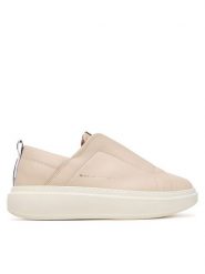 Alexander Smith Sneakersy Wembley Slip-On ASBEWLW-1203 Kremowy. Białe trampki i tenisówki damskie Alexander Smith, bez wzorów, ze skóry. Za 907.99 zł.