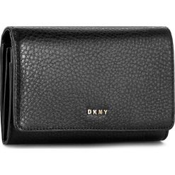 Duży Portfel Damski DKNY - Slgs-Chelsea Vinta R362320204 Black 001. Czarne portfele damskie DKNY, bez wzorów, ze skóry. W wyprzedaży za 289.00 zł.
