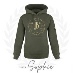 Bluza jeździecka damska JD ATTACK Sophie. Zielone bluzy z kapturem damskie JD ATTACK, m, z bawełny. Za 229.00 zł.