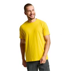 T-Shirt Slam Deck Dorosłych. Żółte t-shirty męskie SLAM, m, bez wzorów, z bawełny, bez kołnierzyka. Za 222.99 zł.