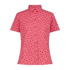 Koszula damska CMP. Czerwone koszule damskie CMP, xl, bez wzorów, z bawełny, eleganckie, bez kołnierzyka, bez ramiączek. Za 239.00 zł.
