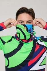 Komin Fresh Prince X. Czerwone szaliki i kominy damskie OOSC, na zimę, bez wzorów, z elastanu. Za 98.99 zł.