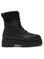 Clarks Trzewiki Orianna 2 Hike 26178880 Czarny. Czarne botki damskie Clarks, ze skóry, bez obcasa, na płaskiej podeszwie, bez zapięcia. Za 729.99 zł.