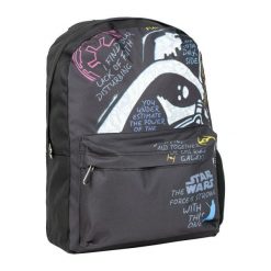 Plecak Casual Star Wars Czarny. Białe plecaki męskie Disney, bez wzorów. Za 190.00 zł.