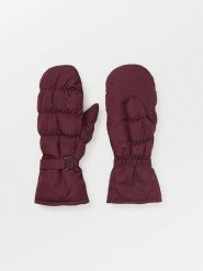 Becksöndergaard Rękawiczki w kolorze bordowym rozmiar: S/M. Czerwone rękawiczki damskie Becksöndergaard, bez wzorów. Za 82.99 zł.