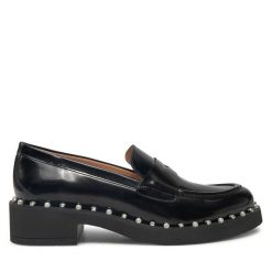 Lordsy Stuart Weitzman. Czarne mokasyny damskie Stuart Weitzman. Za 1,629.00 zł.