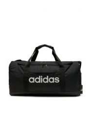 Adidas Torba Linear Duffel Medium JD9555 Czarny. Czarne torebki klasyczne damskie Adidas, bez wzorów, z materiału, bez dodatków. Za 149.99 zł.