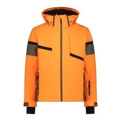 Kurtka męska narciarska CMP 34W4677. Brązowe kurtki męskie CMP, na zimę, m, bez wzorów, sportowe, bez kaptura. Za 715.50 zł.