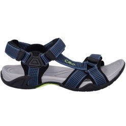 Sandały CMP Hamal Hiking 38Q9957M879 niebieskie. Niebieskie sandały męskie z materiału, z otwartym noskiem, bez zapięcia. Za 284.22 zł.