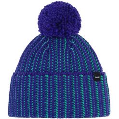 Czapka Eisbar Ronda Pompon MÜ. Niebieskie czapki męskie Eisbar, bez wzorów, z materiału, eleganckie. Za 249.90 zł.