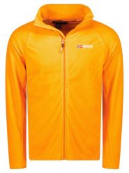 Geographical Norway Kurtka polarowa "Tug" w kolorze pomarańczowym rozmiar: XL. Pomarańczowe kurtki męskie Geographical Norway, xl, bez wzorów, z materiału, bez kaptura. Za 78.28 zł.