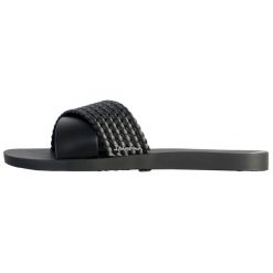 Klapki basenowe damskie Ipanema Street II Fem. Czarne klapki damskie Ipanema, bez wzorów, z gumy, bez obcasa. Za 83.00 zł.