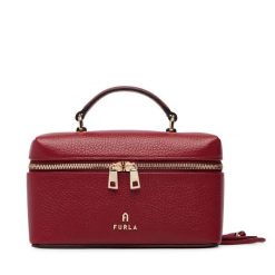 Torebka Furla. Czerwone torebki klasyczne damskie Furla, bez wzorów, bez dodatków. Za 944.99 zł.