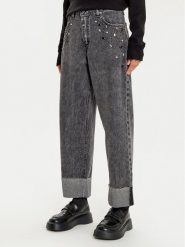 Haveone Jeansy PLS-M020 Czarny Wide Leg. Czarne jeansy damskie Haveone. Za 419.99 zł.