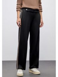 Cecil Spodnie w kolorze czarnym rozmiar: W34/L30. Czarne spodnie materiałowe damskie Cecil, bez wzorów, z materiału, z podwyższonym stanem. Za 183.15 zł.