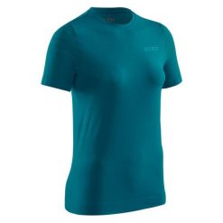 Koszulka sportowa z krótkim rękawem CEP Ultralight damska. Niebieskie bluzki sportowe damskie CEP, l, bez wzorów, bez ramiączek. Za 209.00 zł.