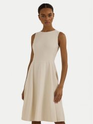 LAUREN RALPH LAUREN Sukienka codzienna 250851951004 Écru Regular Fit. Sukienki damskie Lauren Ralph Lauren, na co dzień, bez wzorów, z wiskozy, bez kołnierzyka, bez ramiączek, proste. Za 599.99 zł.