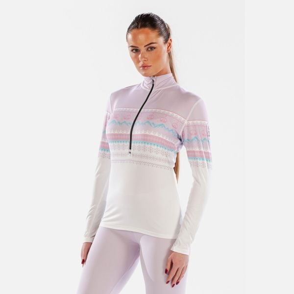 Surfanic Damska Bluza Termoaktywna Carbon Dri Koszulka z Zamkiem SWU2605-710. Białe bielizna termoaktywna damska Surfanic, bez wzorów. Za 199.99 zł.