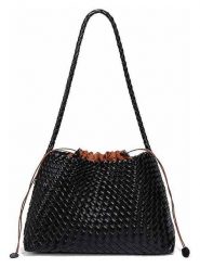 SUVRAI Torebka w kolorze czarnym - 36 x 21 x 14 cm rozmiar: onesize. Czarne torebki klasyczne damskie SUVRAI, bez wzorów, z materiału, bez dodatków. Za 173.99 zł.