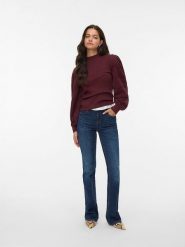 Vero Moda Sweter w kolorze bordowym rozmiar: M. Czerwone golfy damskie Vero Moda, m, bez kołnierzyka. Za 139.54 zł.