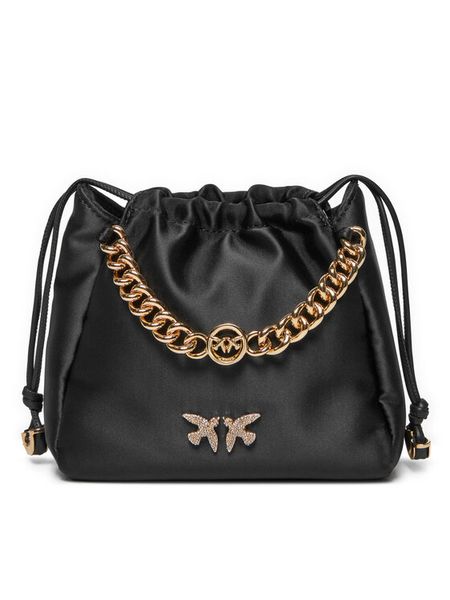 Pinko Torebka Atalanta Pouch . AI 24-25 PLTT 103534 A1WB Czarny. Czarne torebki klasyczne damskie Pinko, bez wzorów, z materiału, wizytowe, bez kołnierzyka, bez ramiączek. Za 789.99 zł.