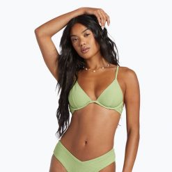 Góra od stroju kąpielowego Billabong Tanlines Reese Underwire. Zielone bikini damskie Billabong, bez wzorów. Za 99.99 zł.
