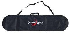 Pokrowiec torba na wiosło składane kajakowe Scorpio kajak. Czarne torby męskie na ramię SCORPIO KAYAK, bez wzorów, na ramię. Za 119.00 zł.